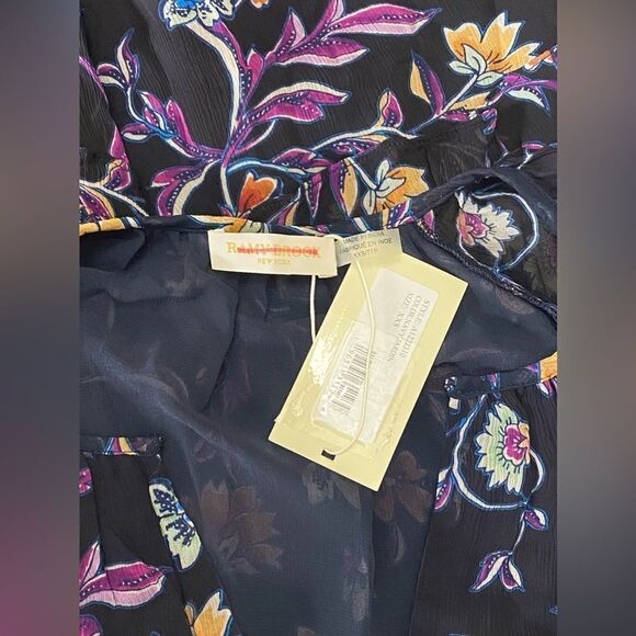 Ramy Brook Averill Ruffled Floral Mini Dress size XXS - Picture 9 of 11